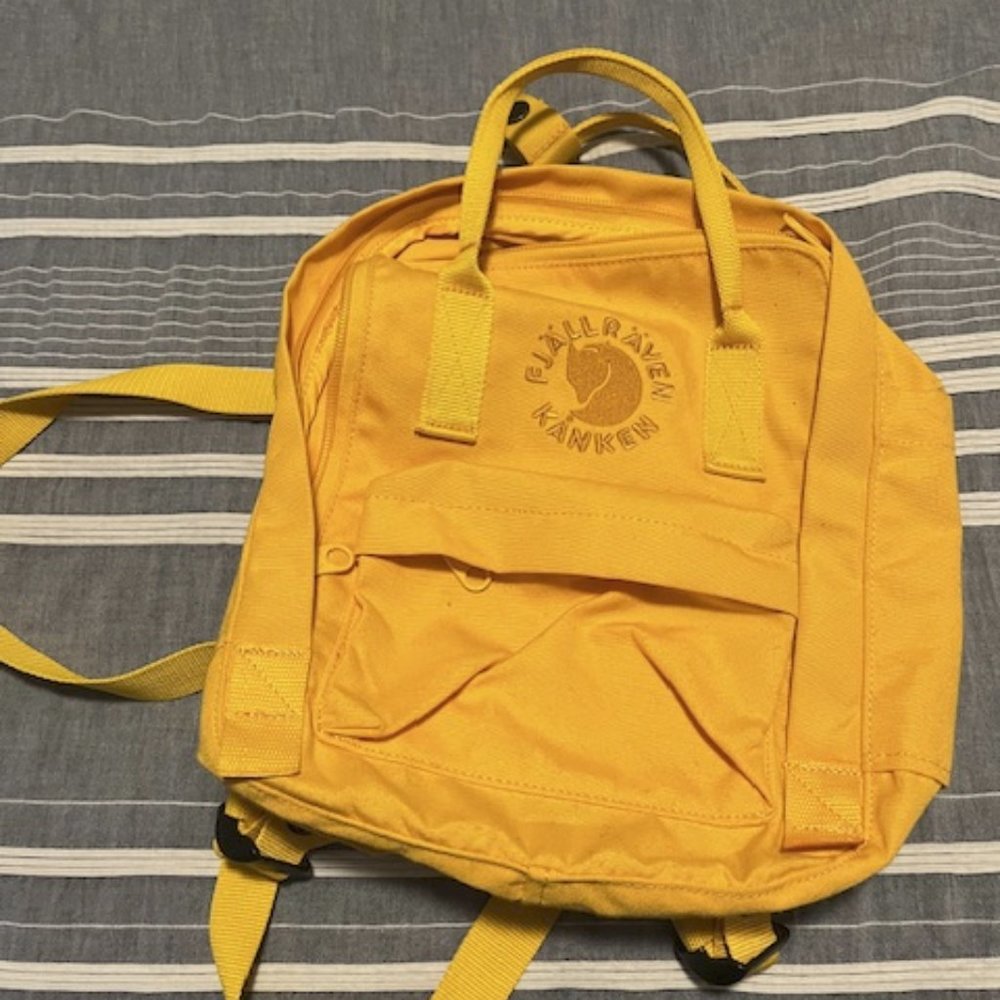 Fjallraven Kanken Re-Kanken Mini Sunflower Yellow Backpack